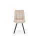 Stol Solit - beige stoff - metall ben