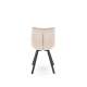 Stol Solit - beige stoff - metall ben