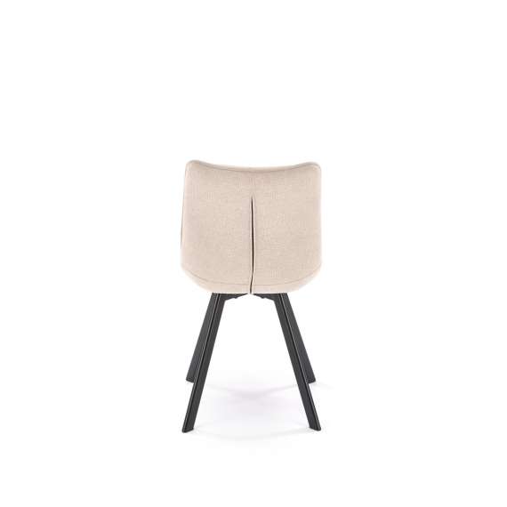 Stol Solit - beige stoff - metall ben