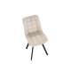 Stol Solit - beige stoff - metall ben