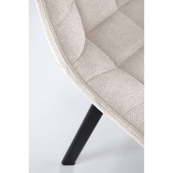 Stol Solit - beige stoff - metall ben