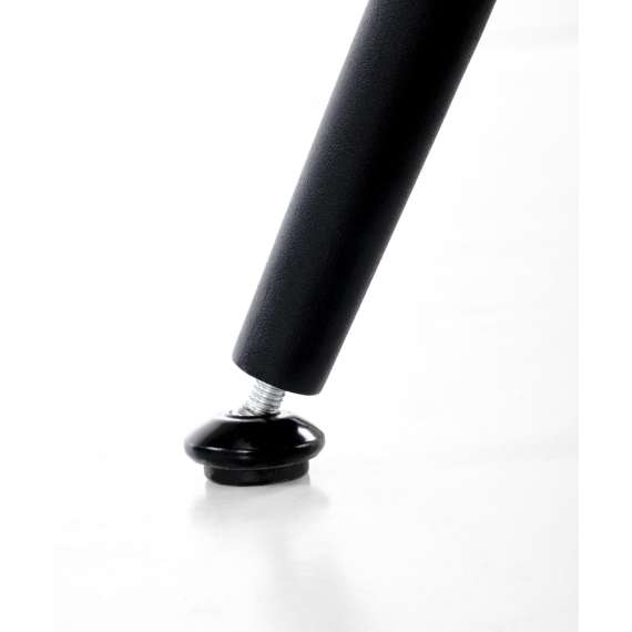 Lenestol JUKON - grå - svart metall ben