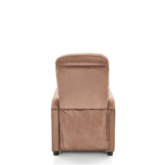 Lenestol FELIPE 2 - reclinerfunksjon - beige velvet