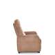 Lenestol FELIPE 2 - reclinerfunksjon - beige velvet