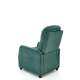 Lenestol FELIPE 2 - reclinerfunksjon - flaskegrønn velvet