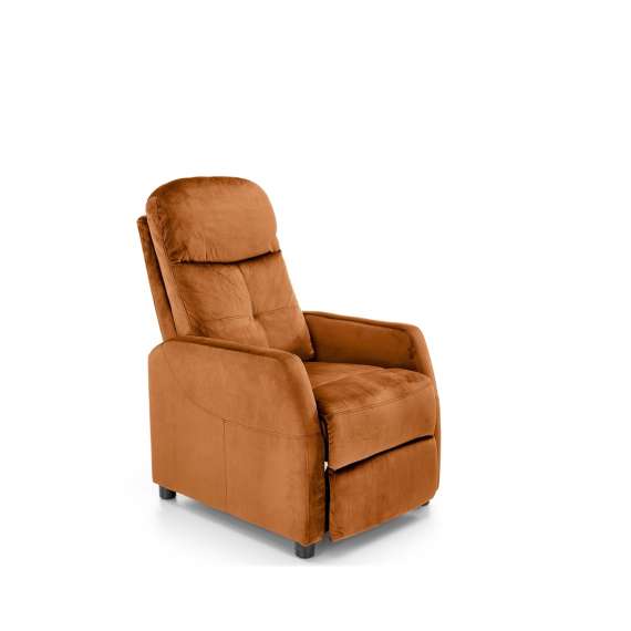 Lenestol FELIPE 2 - reclinerfunksjon - kanel velvet