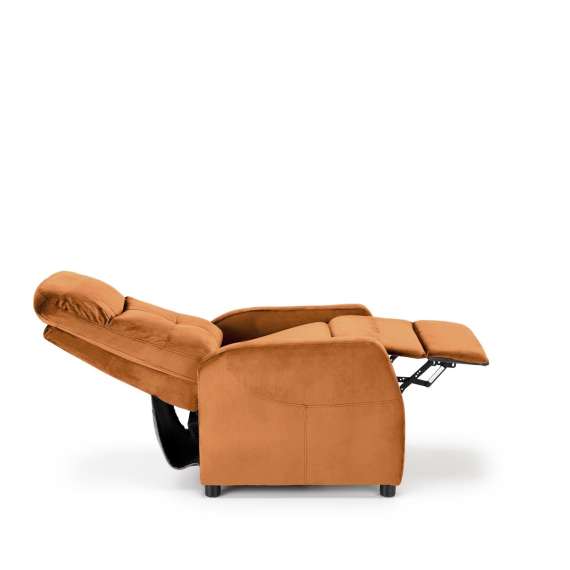 Lenestol FELIPE 2 - reclinerfunksjon - kanel velvet