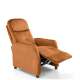 Lenestol FELIPE 2 - reclinerfunksjon - kanel velvet
