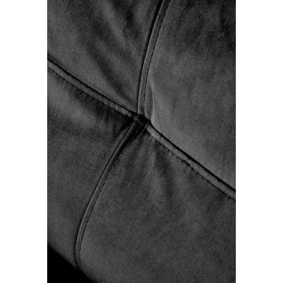 Lenestol FELIPE 2 - reclinerfunksjon - svart velvet