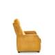 Lenestol FELIPE 2 - reclinerfunksjon - sannepsgul velvet