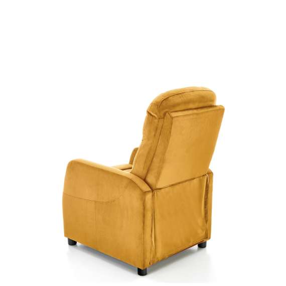 Lenestol FELIPE 2 - reclinerfunksjon - sannepsgul velvet