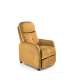 Lenestol FELIPE 2 - reclinerfunksjon - sannepsgul velvet