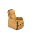 Lenestol FELIPE 2 - reclinerfunksjon - sannepsgul velvet