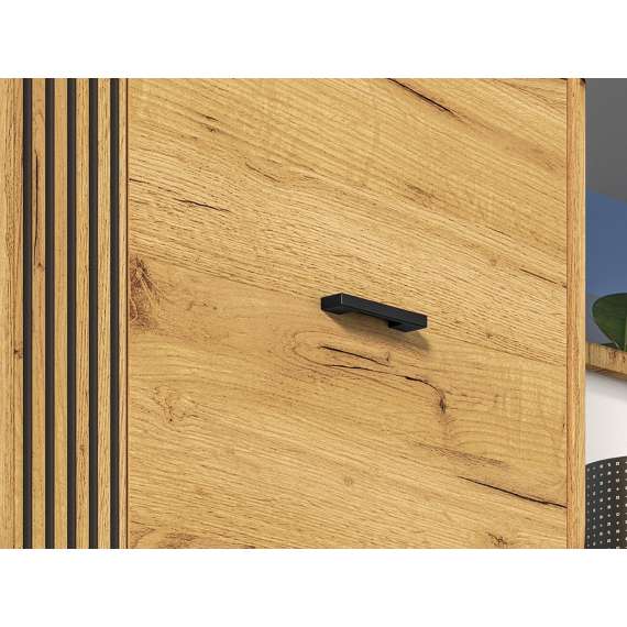 Entresett VASCO 01 - eik craft- svart detaljer