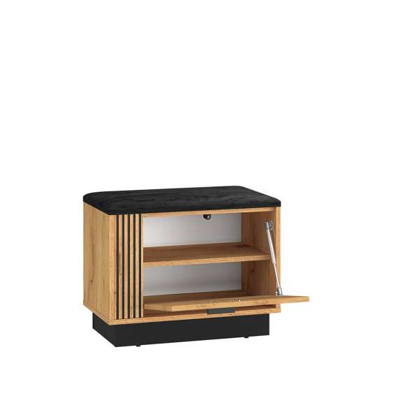 Entresett VASCO 02 - eik craft- svart detaljer