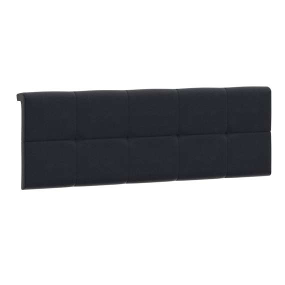 Polstret pute til seng KASPIAN 120x200 cm - svart