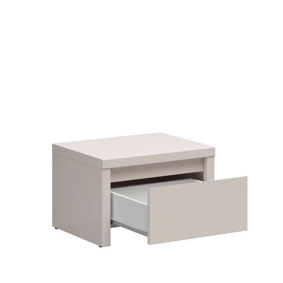 Nattbord KASPIAN 51x35 cm - cashmere - 1 skuff
