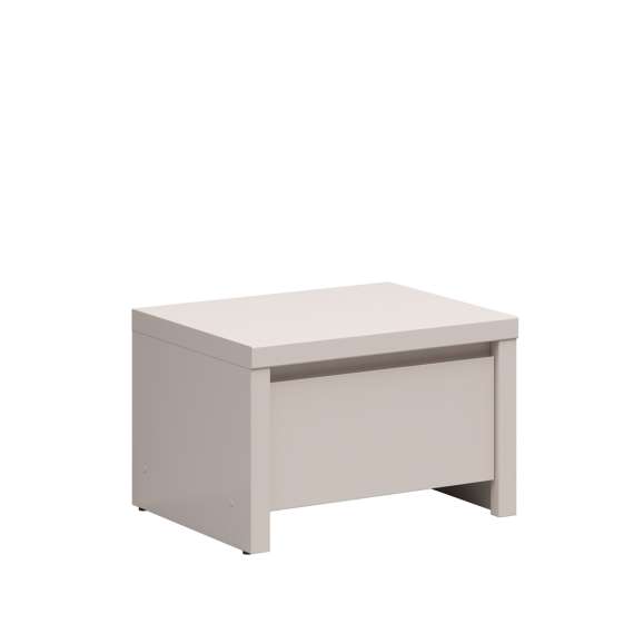 Nattbord KASPIAN 51x35 cm - cashmere - 1 skuff