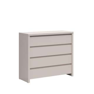 Kommode KASPIAN 105x92 cm - cashmere - 4 skuffer