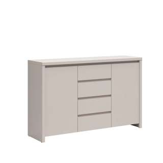 Skjenk KASPIAN 144x92 cm - cashmere - 4 skuffer - 2 dører