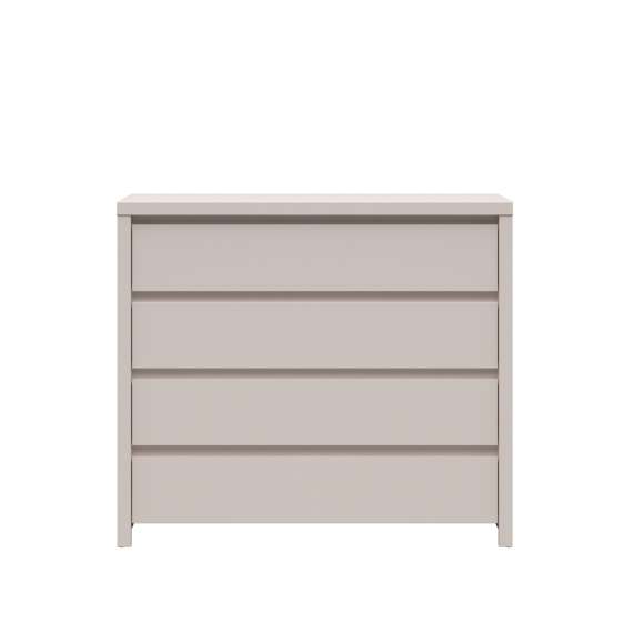Kommode KASPIAN 105x92 cm - cashmere - 4 skuffer
