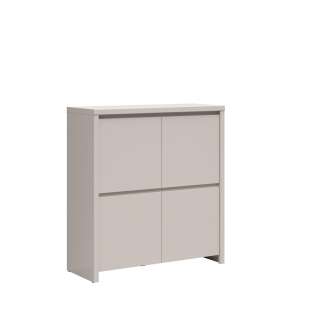 Skjenk KASPIAN 105x112 cm - cashmere - 4 dører