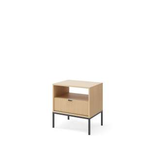 Nattbord Nova 54x56 cm - eik - med skuff