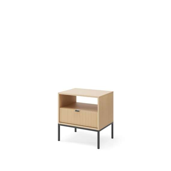 Nattbord Nova 54x56 cm - eik - med skuff