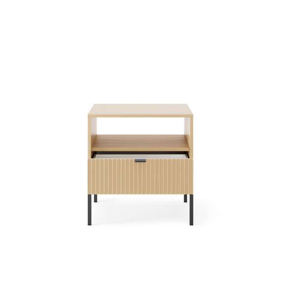 Nattbord Nova 54x56 cm - eik - med skuff