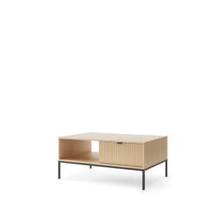 Stuebord Nova 104x68 cm - eik - med skuff