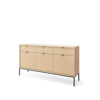 Skjenk Nova 154x83 cm - eik - 3 dører og 3 skuffer