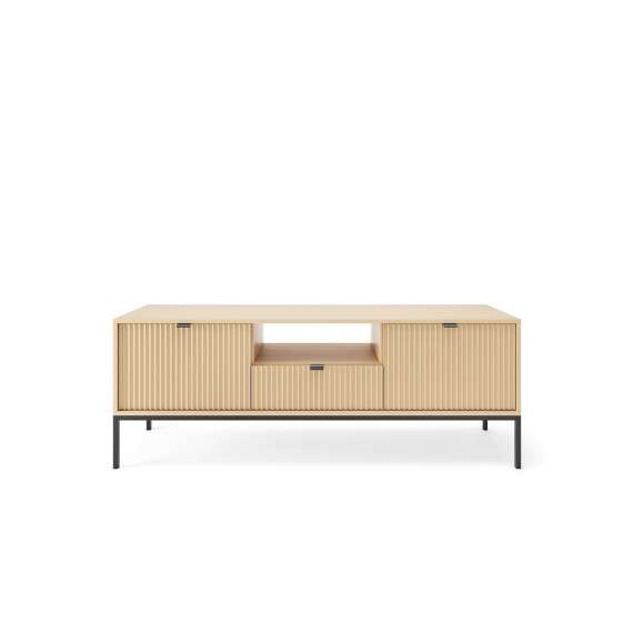 Tv-benk Nova 154x56 cm - eik - 3 dører og 1 skuff