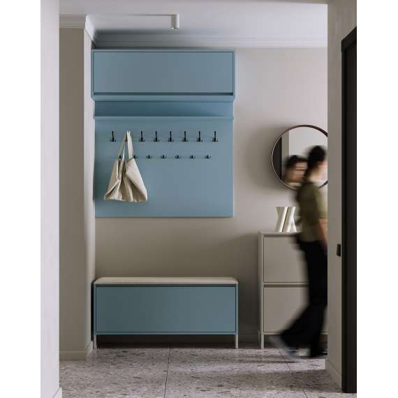 Skobenk Odis 40-160x59 cm - Benk med sittepute - Flere farger