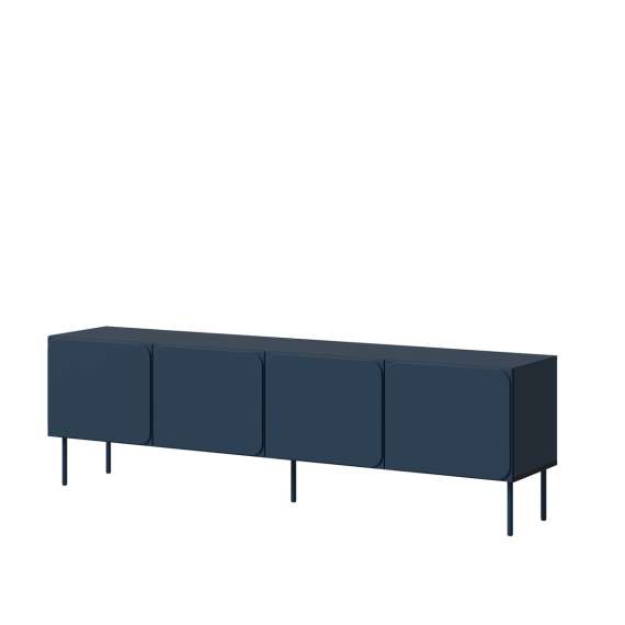 Tv-benk RAFAEL 200x60cm - indigo - 4 dører
