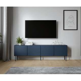 Tv-benk RAFAEL 200x60cm - indigo - 4 dører