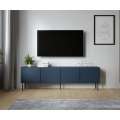 Tv-benk RAFAEL 200x60cm - indigo - 4 dører