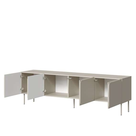 Tv-benk RAFAEL 200x60cm - cashmere - 4 dører