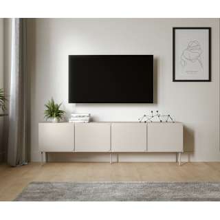 Tv-benk RAFAEL 200x60cm - cashmere - 4 dører