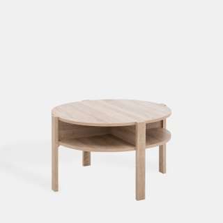 Sofabord TOBAGO Ø74 cm - eik sonoma