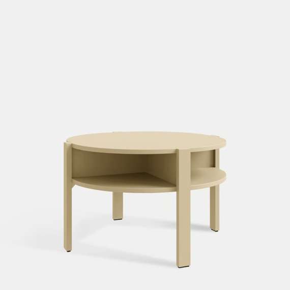 Sofabord TOBAGO Ø74 cm - yellow butter