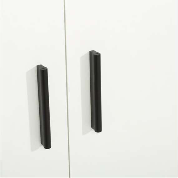 Garderobeskap TRAWEN 89x210 cm - hvit matt - 2 dører