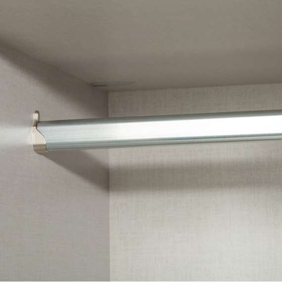 Garderobeskap TRAWEN 89x210 cm - hvit matt - 2 dører