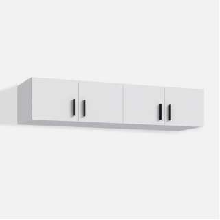 Overskap TRAWEN 177x38 cm - hvit matt - 4 dører