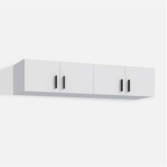 Overskap TRAWEN 177x38 cm - hvit matt - 4 dører