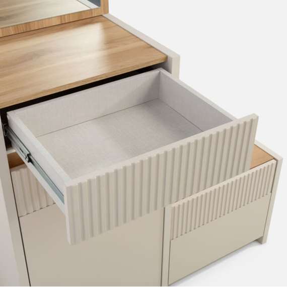 Entresett SQUERE -108x196 cm - eik sand - beige sand