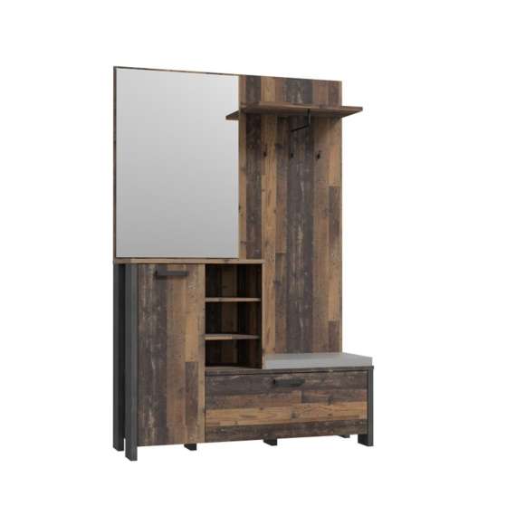 Entresett CLIF -131x201 cm - wood vintage - betong