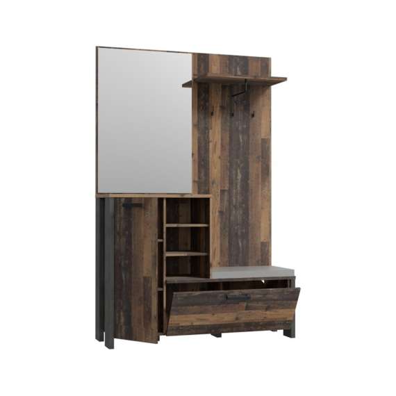 Entresett CLIF -131x201 cm - wood vintage - betong