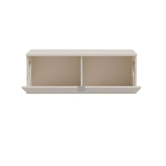 Vegghengt tv-benk LIBERTAD - 100x38 cm - beige sand - 1 dør