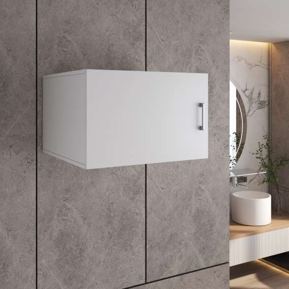 Overskap til vaskemaskinskap ASA 67x44 cm - hvit