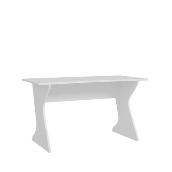 Skrivebord UTAPAU 140x65 cm - hvit matt